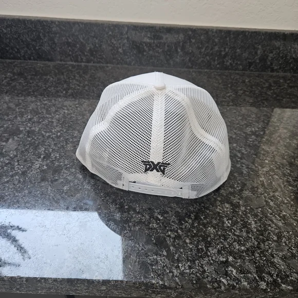 PXG White and Green Snapback Hat - Picture 4 of 4